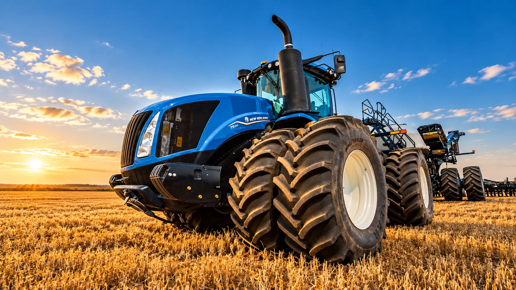 T9 New Holland no campo