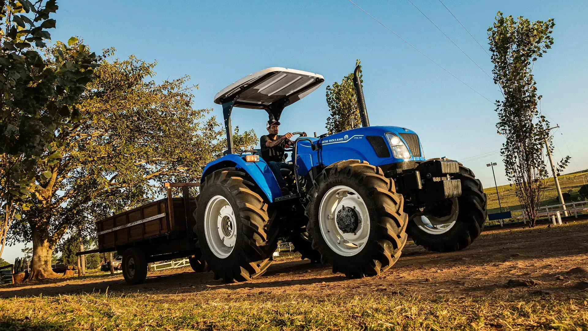 TT4 New Holland no campo
